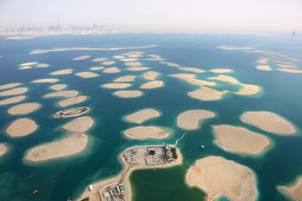 Die künstliche Inselgruppe "The World" vor Dubai: Eine davon gehört einem italienischen Drogenhändler.