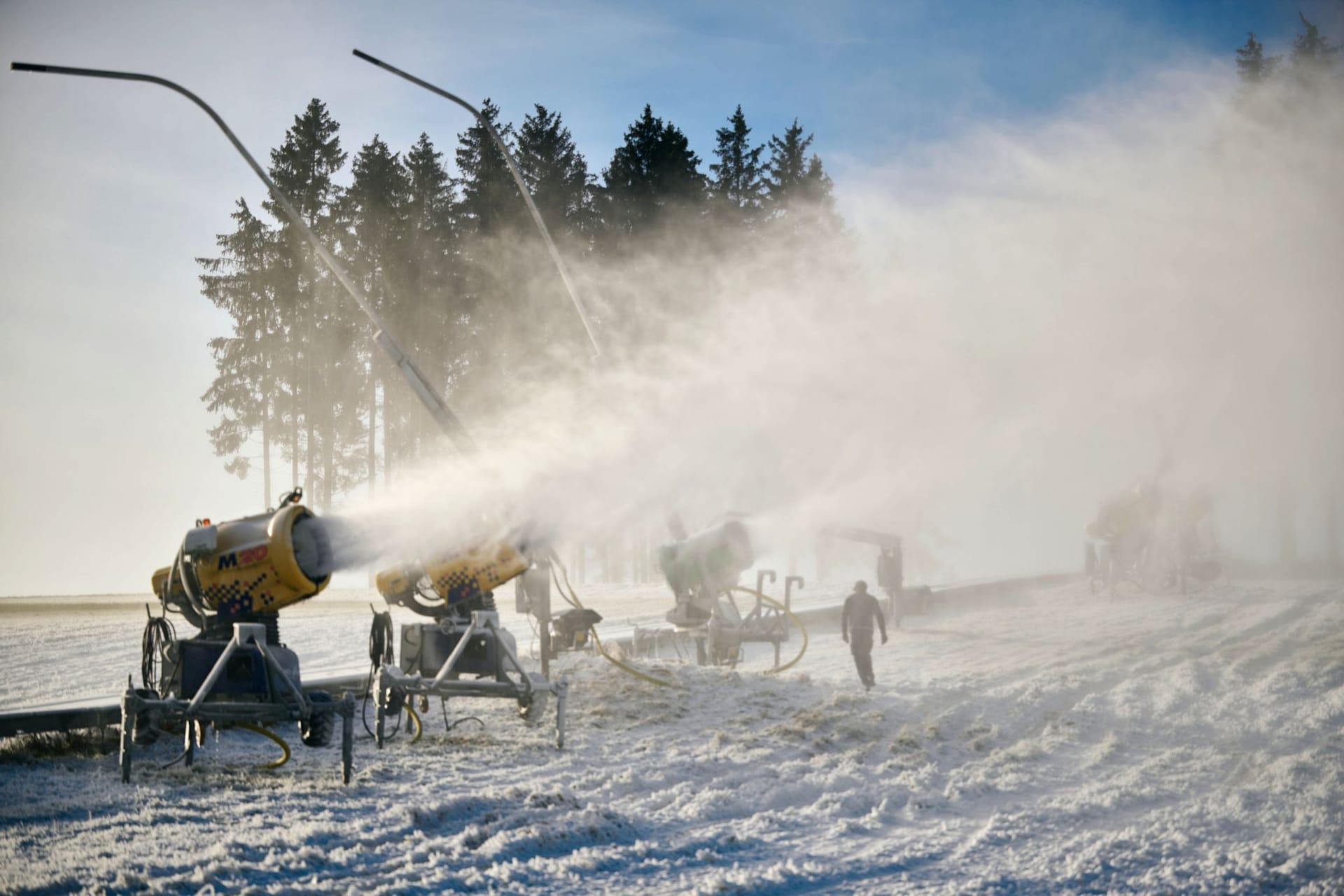 Frühe Skisaison im Sauerland