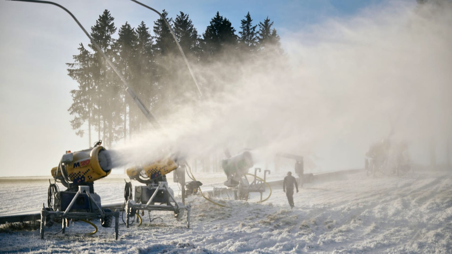 Frühe Skisaison im Sauerland