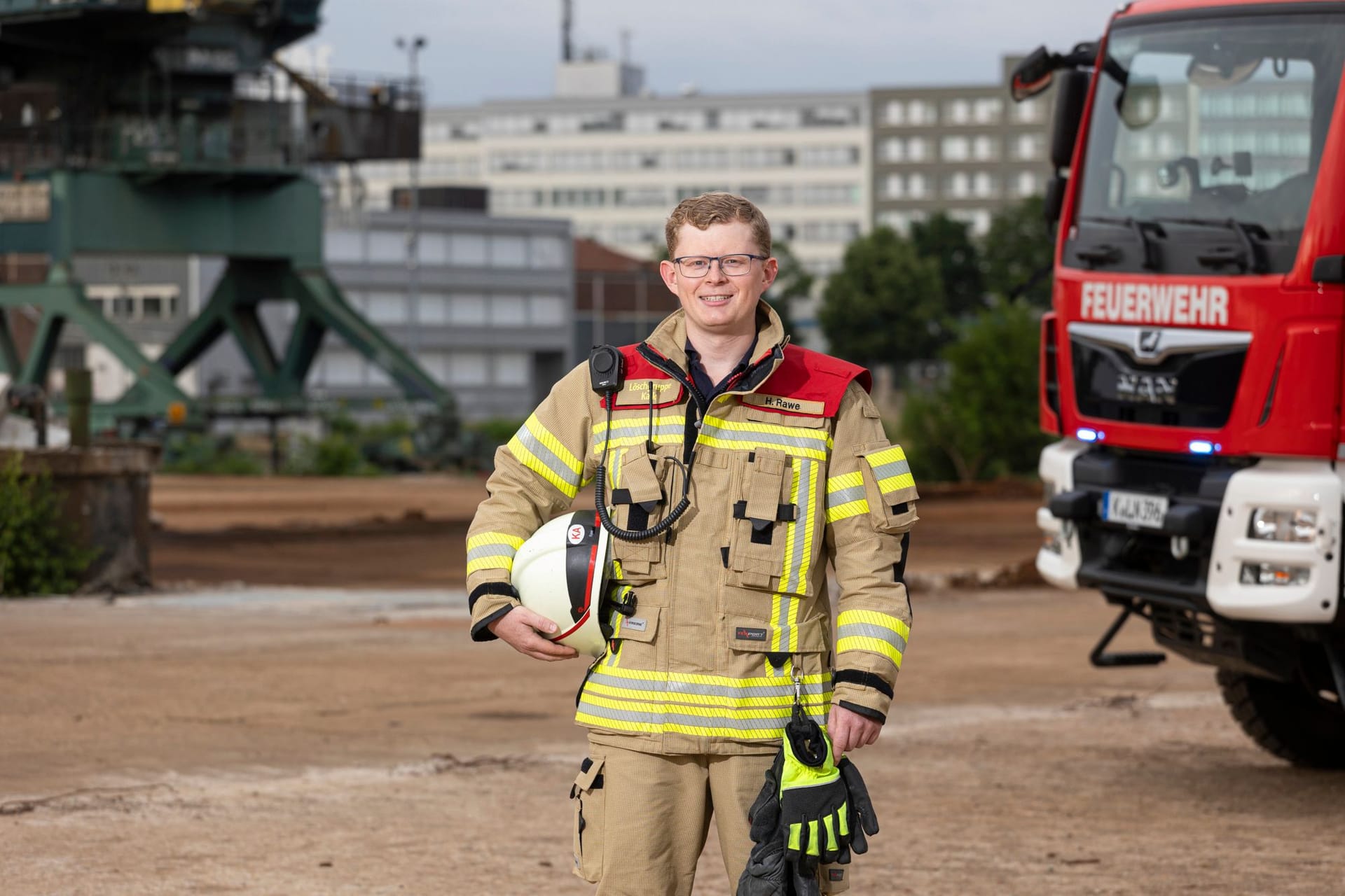 Hendrik Rawe: Der 33-Jährige hat über die Jahre eine funktionierende Einheit der Freiwilligen Feuerwehr aufgebaut.