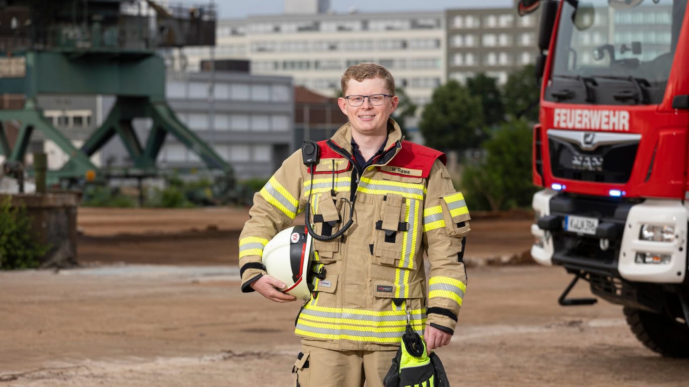 Hendrik Rawe: Der 33-Jährige hat über die Jahre eine funktionierende Einheit der Freiwilligen Feuerwehr aufgebaut.