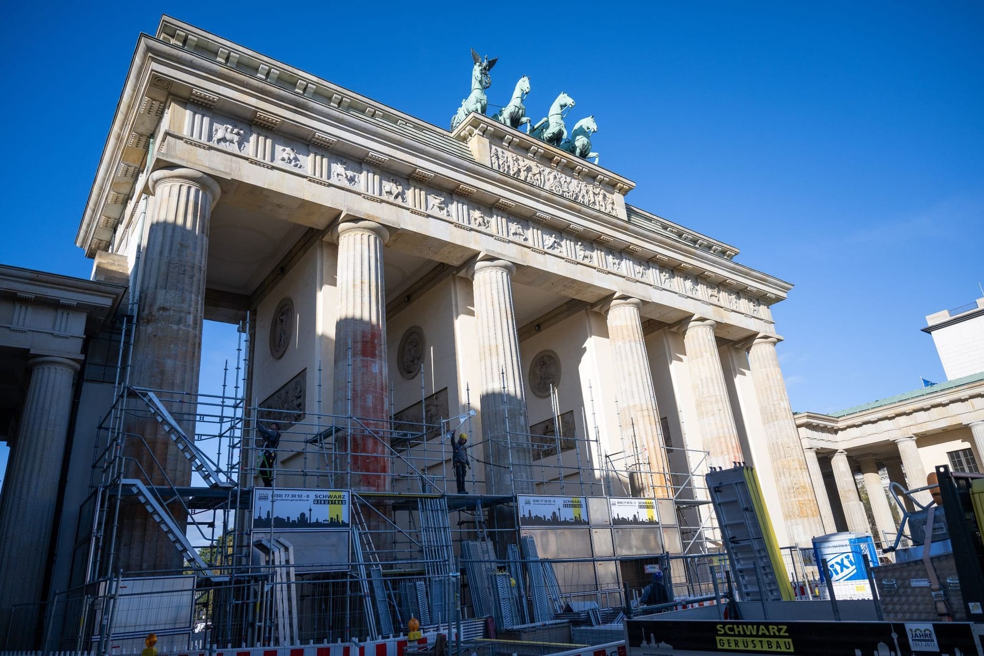 Baugerüst am Brandenburger Tor