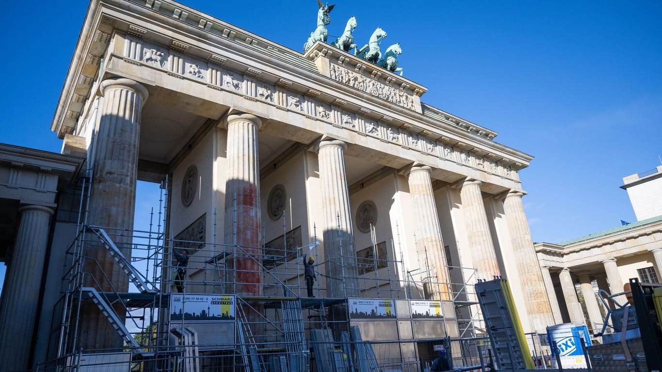 Baugerüst am Brandenburger Tor