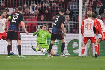 Lebensversicherung des FC Bayern gegen Kopenhagen: Manuel Neuer parierte in der Schlussphase stark.