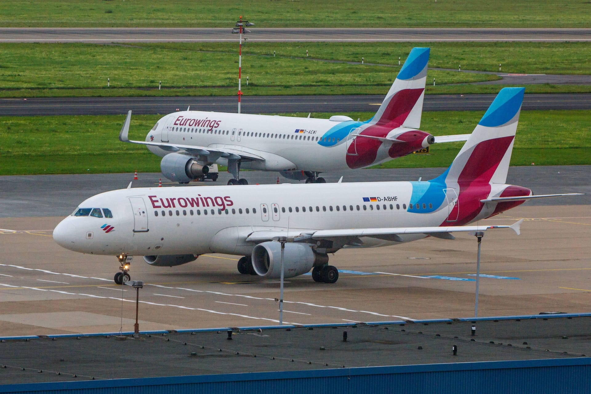 Symbolfoto einer Eurowings-Maschine.