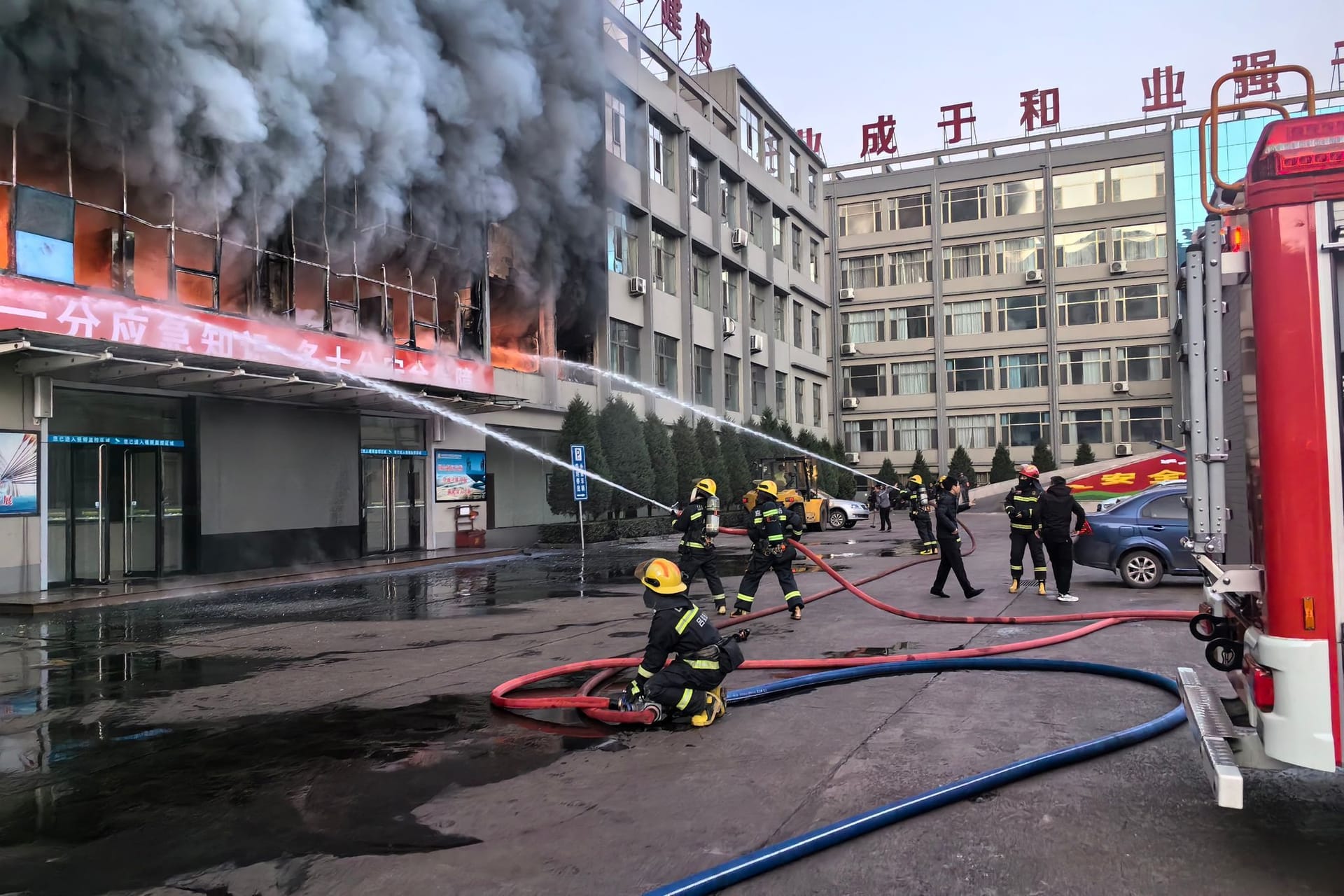 Tote bei Feuer in China