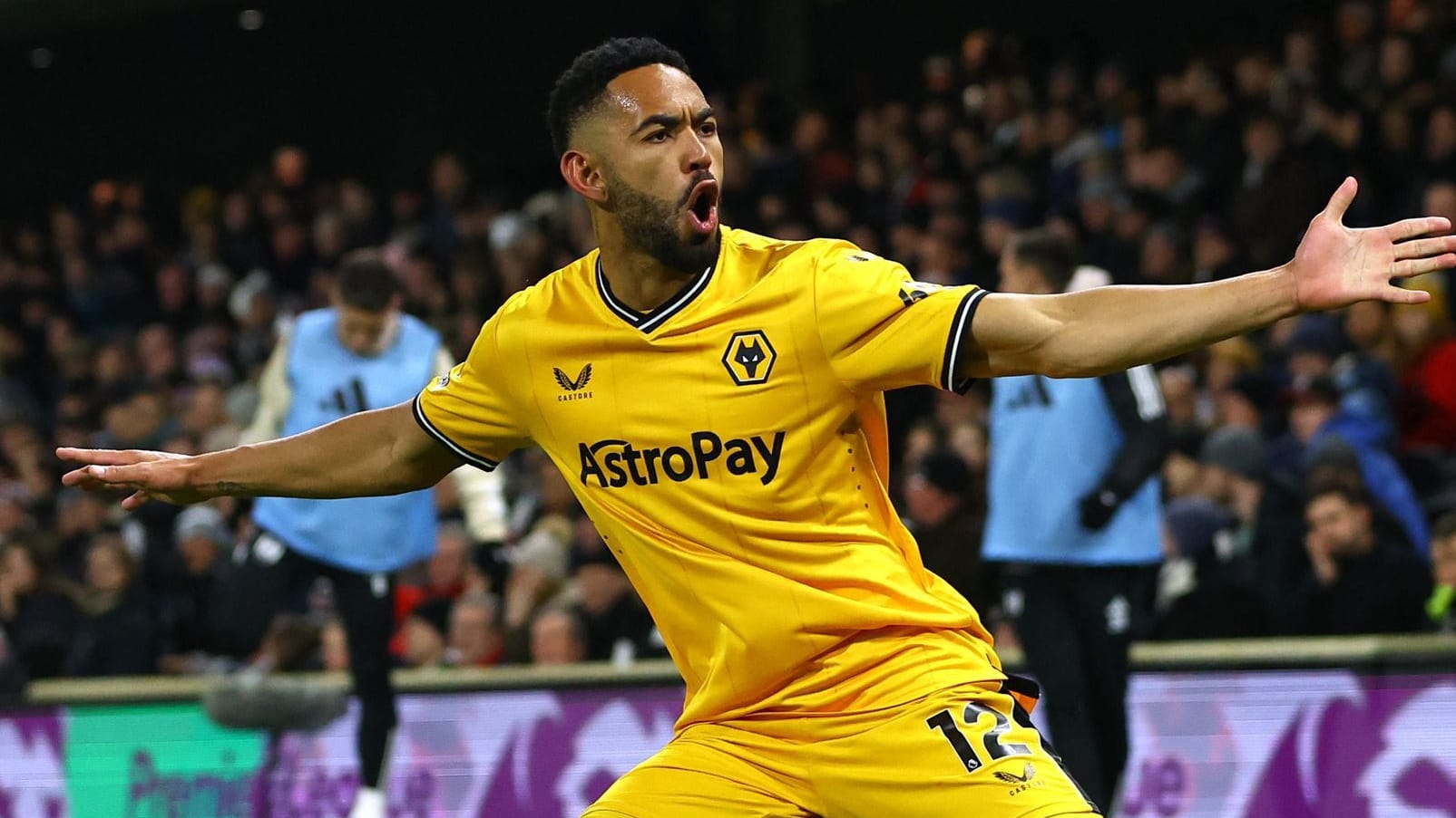 Matheus Cunha: Der frühere Herthaner erzielte das 1:1 für die Wolves gegen Fulham.