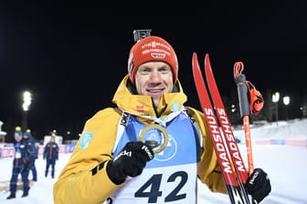 Roman Rees: Der deutsche Biathlet hat in Östersund das Einzel gewonnen.