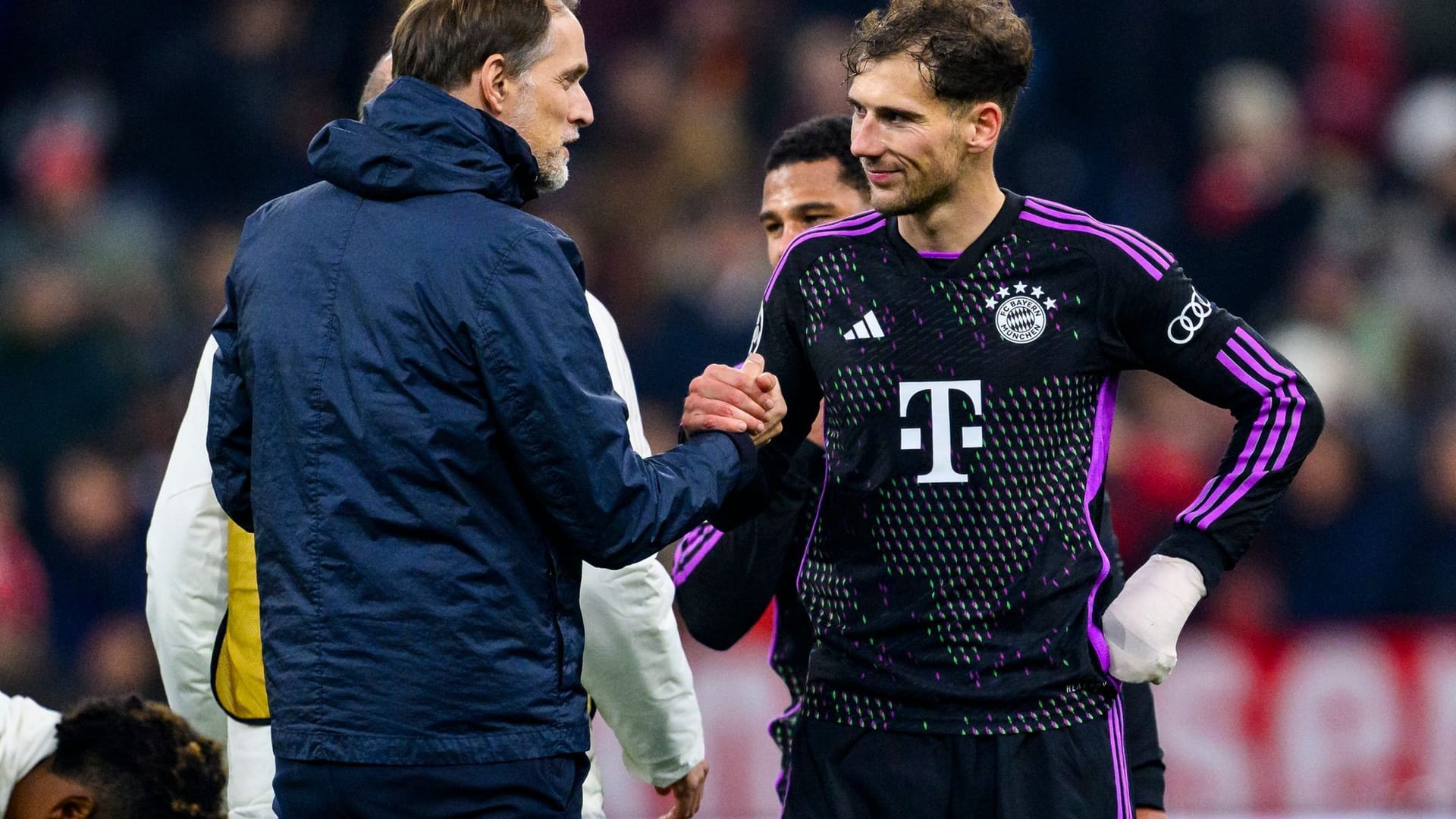 Tuchel und Goretzka Tuchel und Goretzka