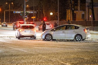 Schneetreiben in der Hauptstadt (Archivbild): In Berlin und Brandenburg kam es zu mehreren Unfällen.