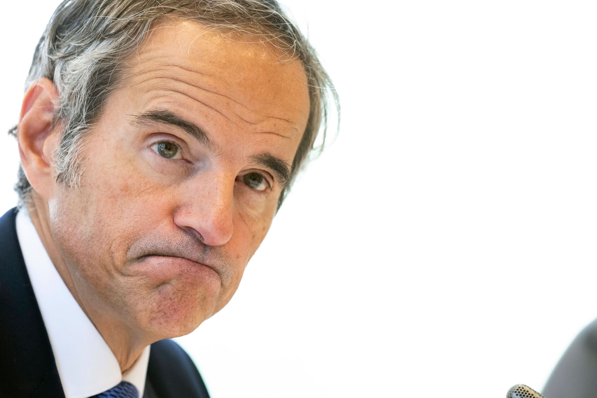 Rafael Grossi, Chef der internationalen Atombehörde (Archivbild): Sein letzter Bericht zeigt, dass der Iran über eine große Menge Uran verfügt.