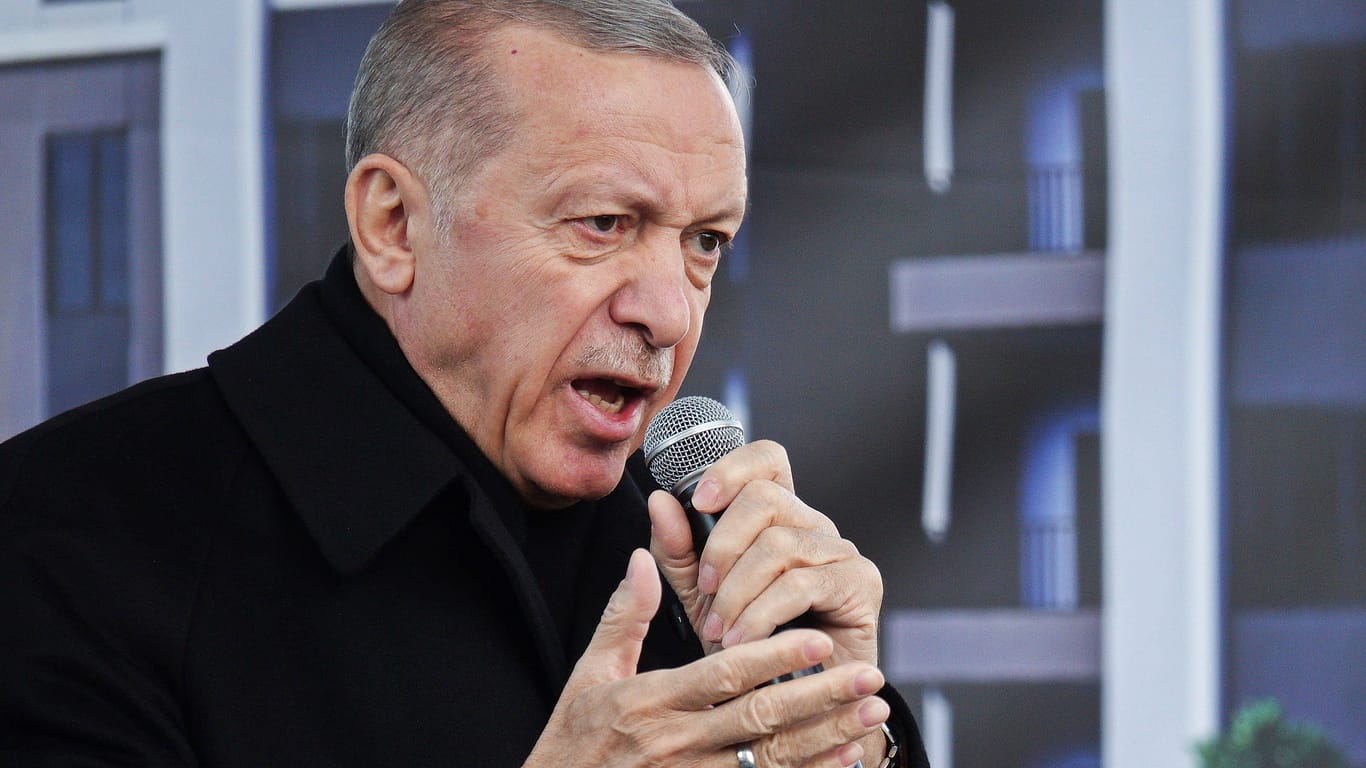 Präsident Erdogan wettert gegen Israel.