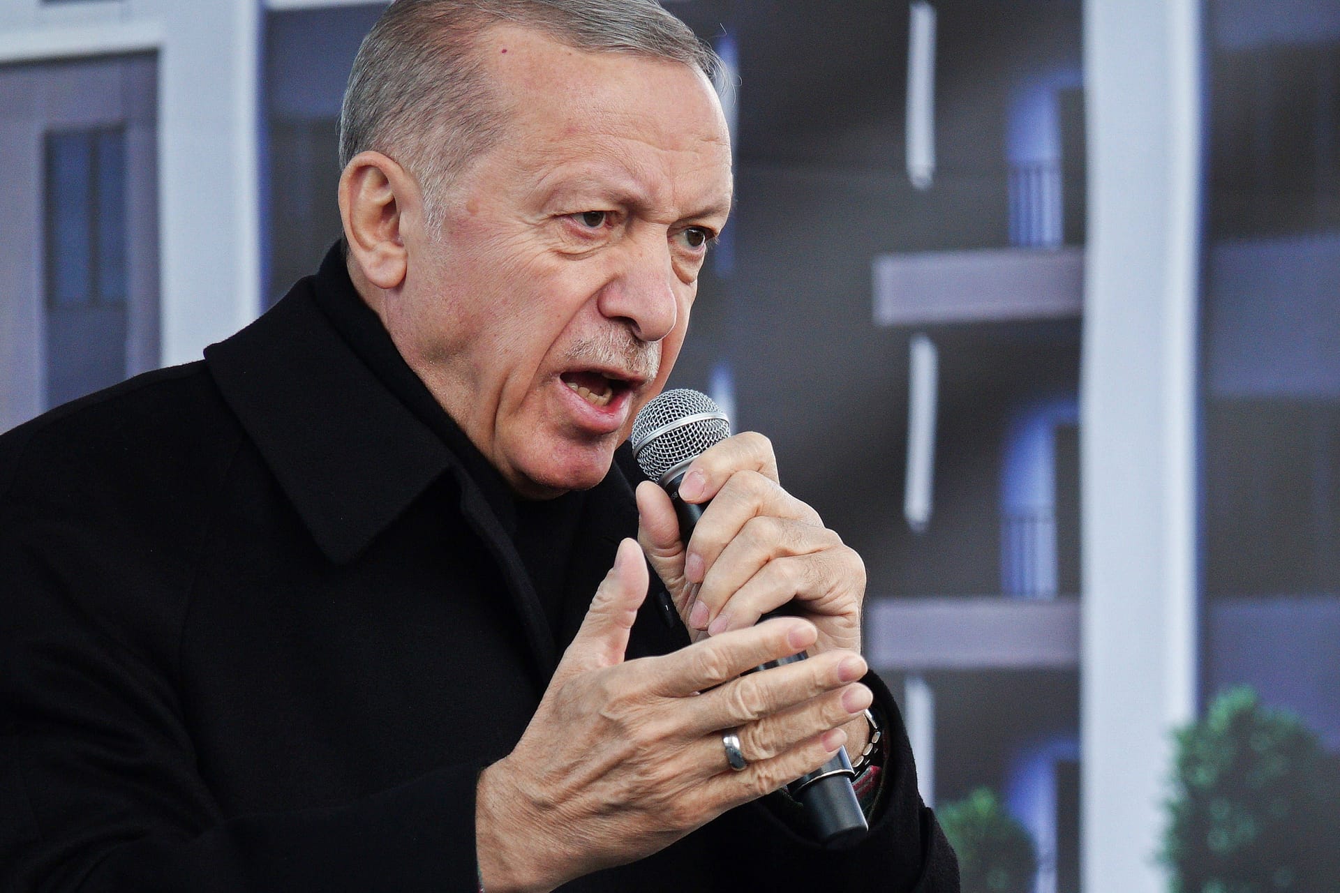 Präsident Erdogan wettert gegen Israel.