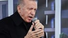 Präsident Erdogan wettert gegen Israel. Präsident Erdogan wettert gegen Israel.