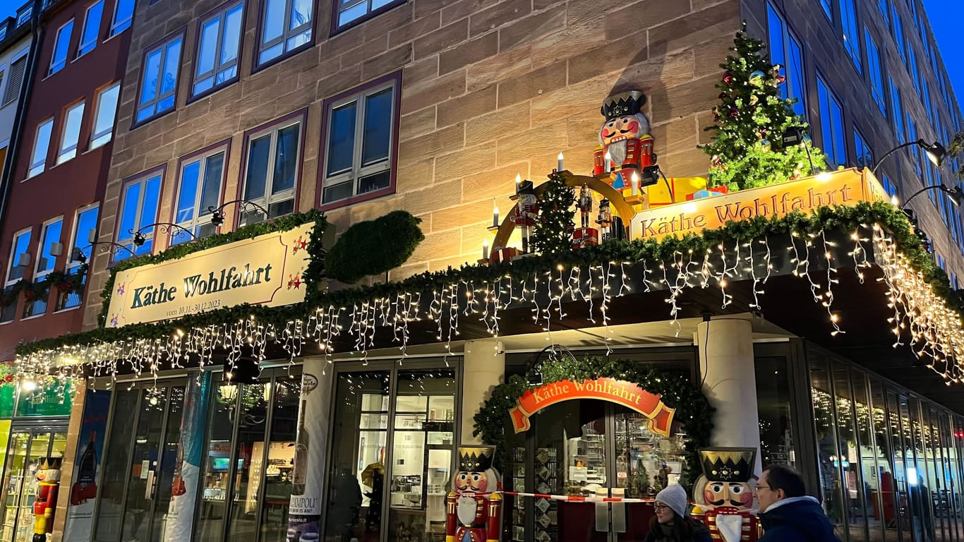 Generell kommt in der Nürnberger Innenstadt schon an vielen Orten Weihnachtsfeeling auf.