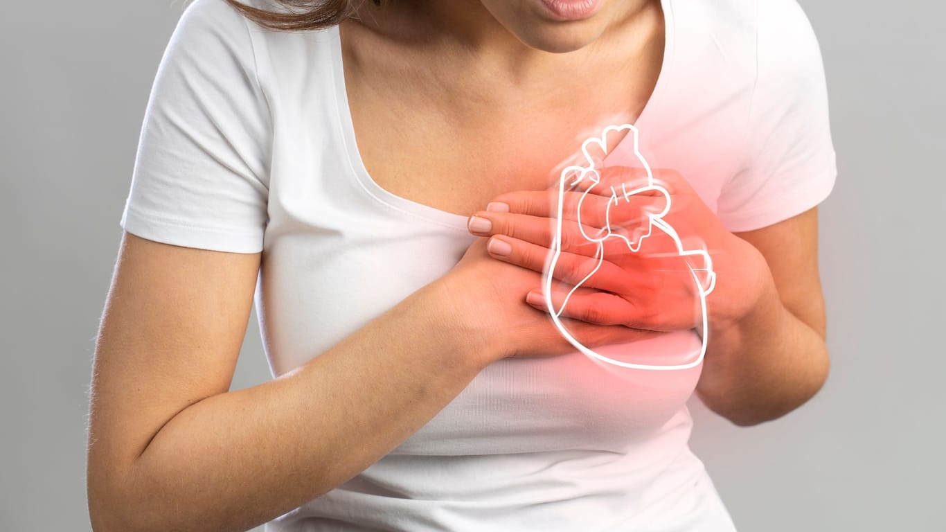 Herzinfarkte bei Frauen werden später erkannt als bei Männern. Daher enden sie öfter tödlich.