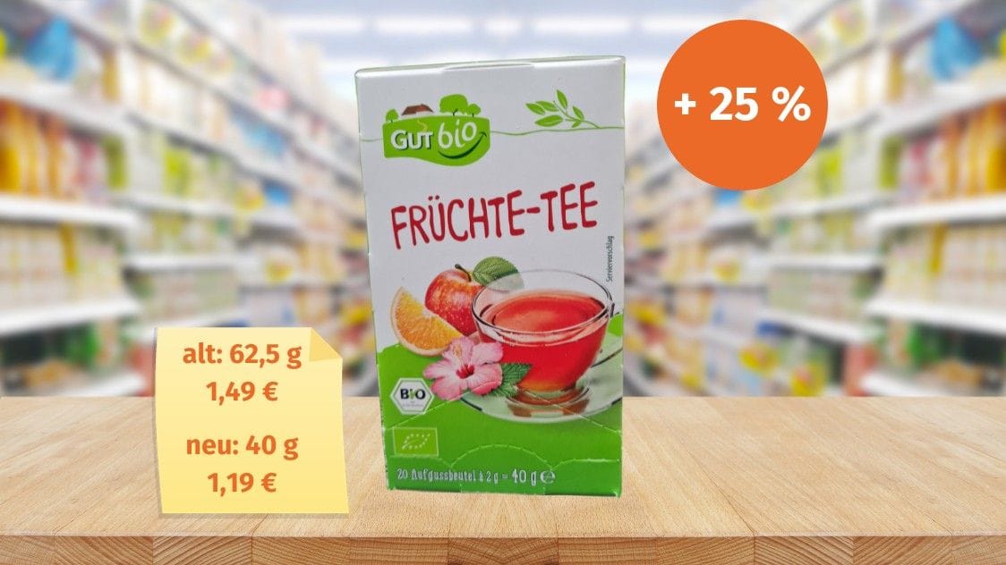 Gut Bio Fenchel-Tee: Auch hier ist der Preis dreist angehoben worden.