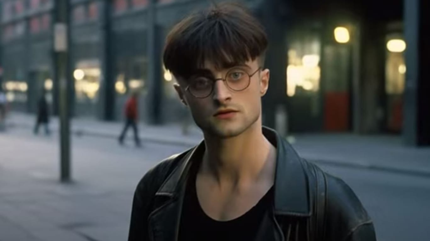 Harry Potter, von einer künstlichen Intelligenz nach Berlin transferiert.