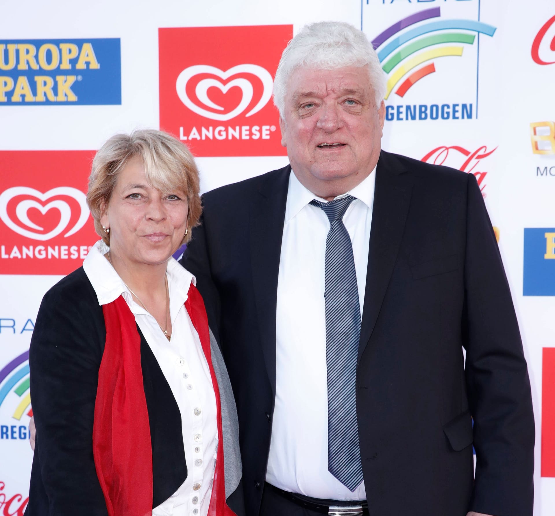 Hans Meiser mit seiner Ehefrau Angelika bei der Verleihung des Radio Regenbogen Awards 2017.