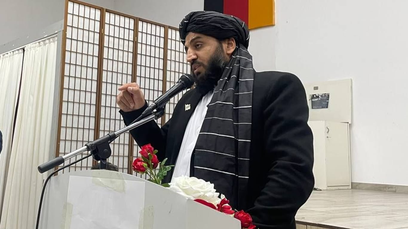 Abdul Bari Omar: Der Taliban-Funktionär hielt eine Propagandarede in einer Kölner Moschee.
