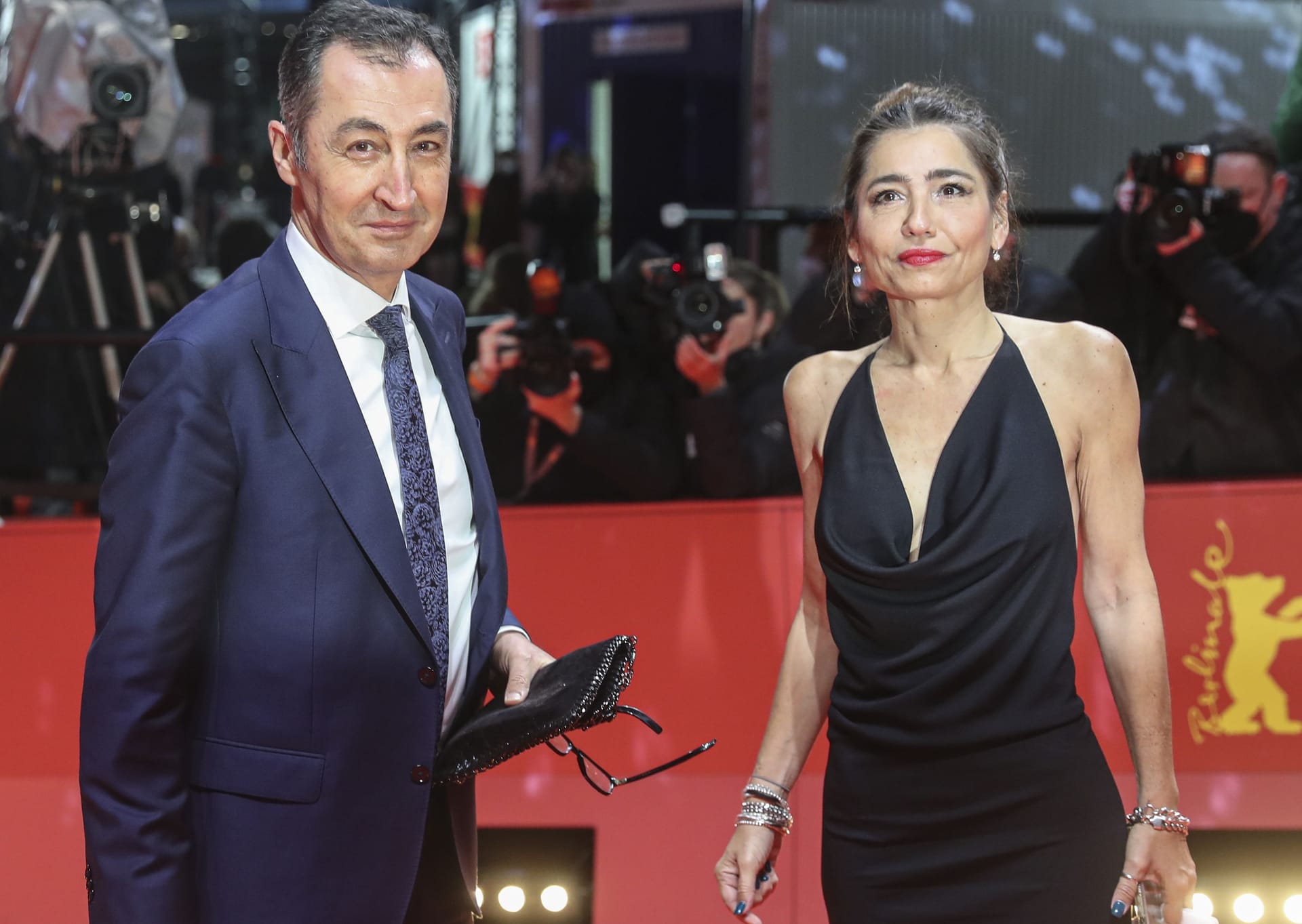 Cem Özdemir und Pia Castro auf dem roten Teppich