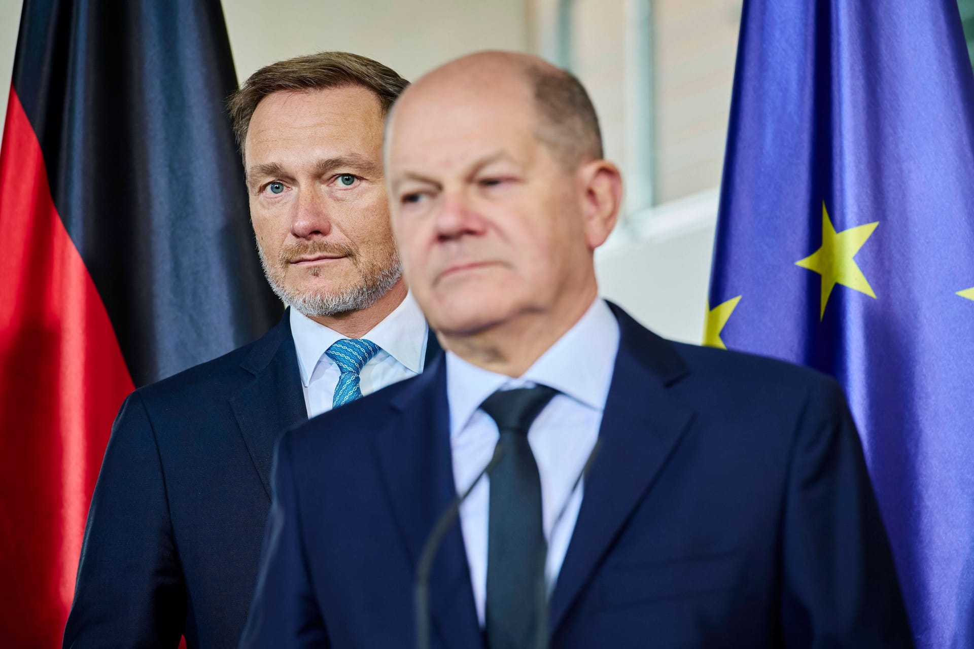 Berlin: Christian Lindner und Kanzler Olaf Scholz