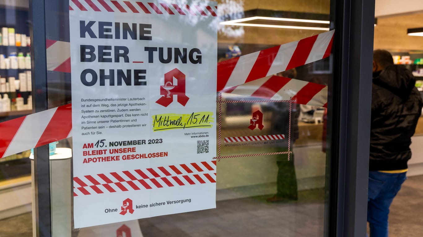 In NRW schließen am Mittwoch viele Apotheken und Hausärzte: Der Grund ist eine Protestaktion.