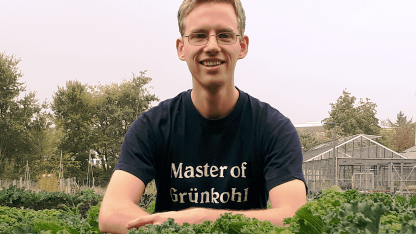 Dr. Christoph Hahn (Archivfoto): Der Wissenschaftler widmet sich seit Jahren dem Grünkohl und nennt sich selbst "Master of Grünkohl".