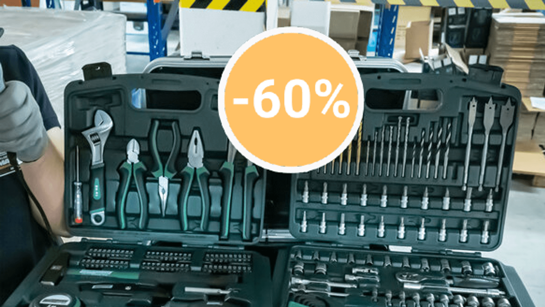 AldiAngebot Werkzeugkoffer von Brüder Mannesmann mit 60 Rabatt im Sale