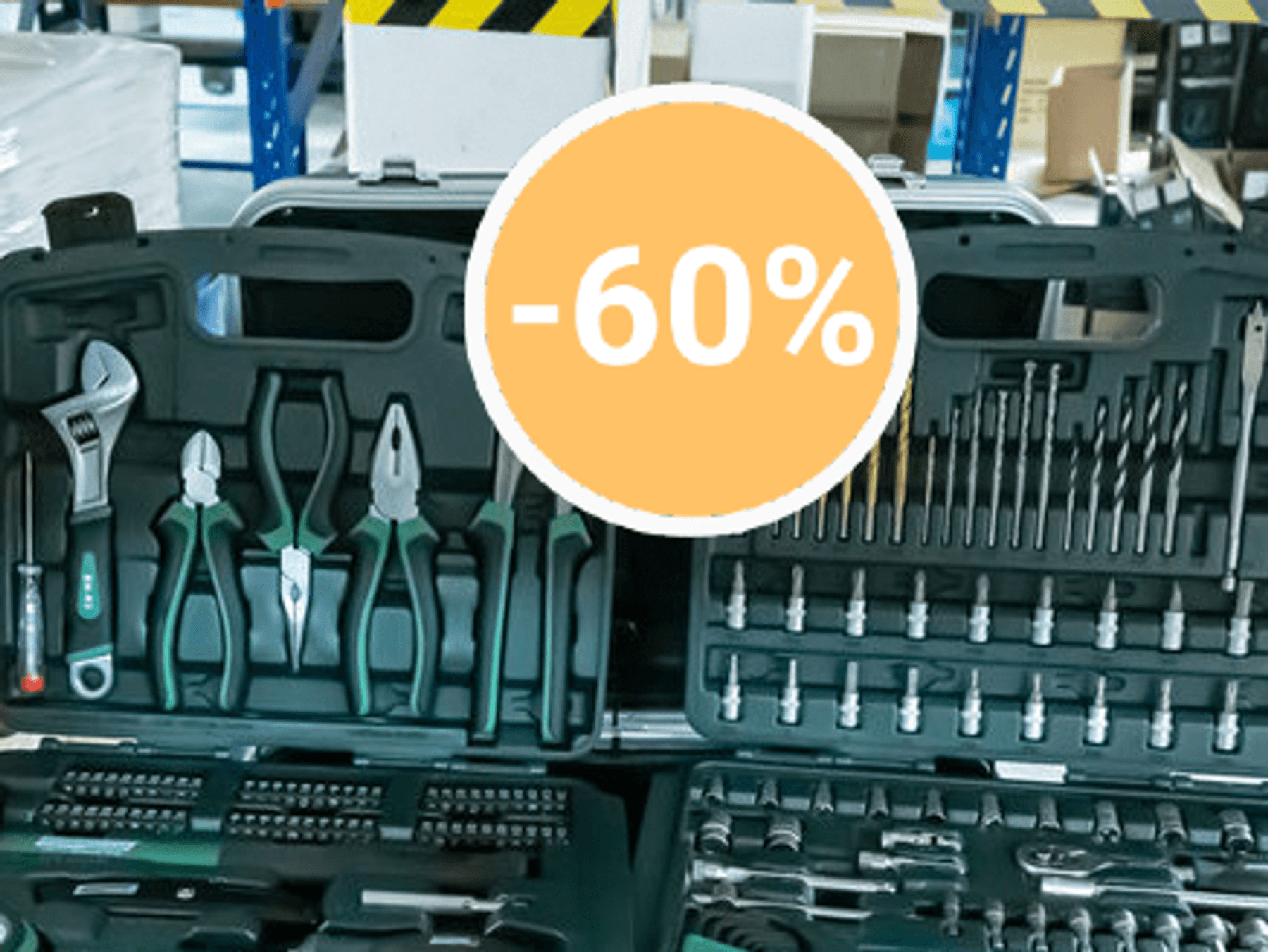 Aldi-Angebot: Werkzeugkoffer von Brüder Mannesmann mit 60% Rabatt im Sale