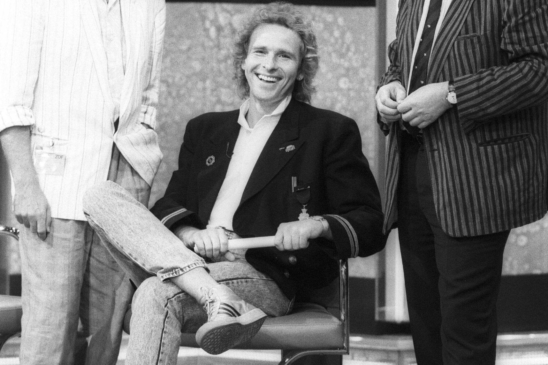 Thomas Gottschalk im September 1987 als Moderator von "Wetten, dass..?".