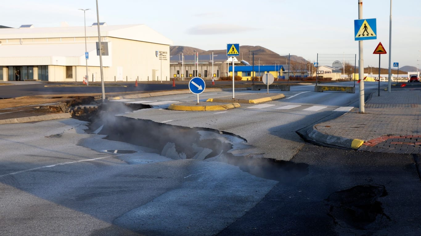 Seismische Aktivität auf Island