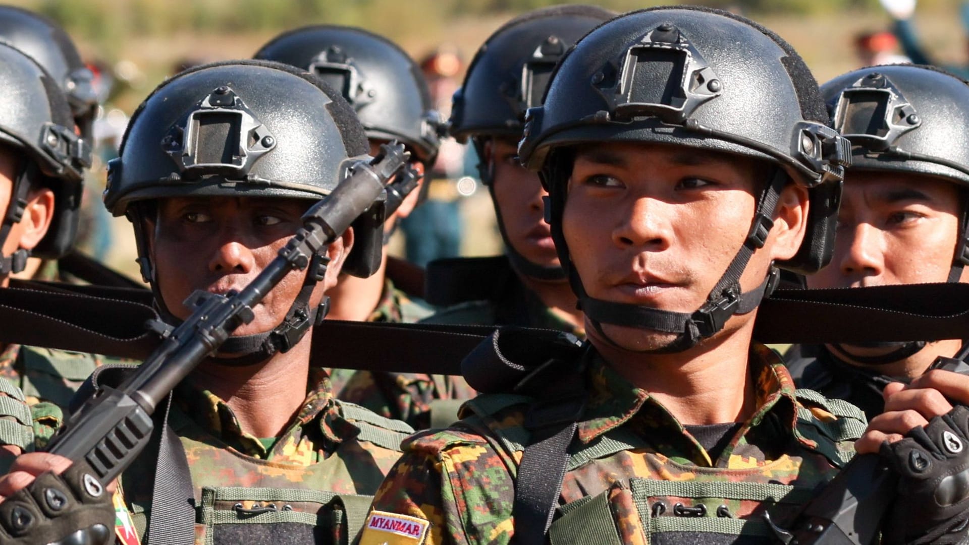 Militärangehörige in Myanmar (Archivbild):