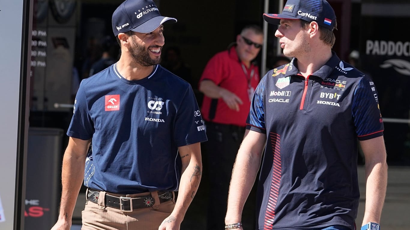 Ricciardo und Verstappen