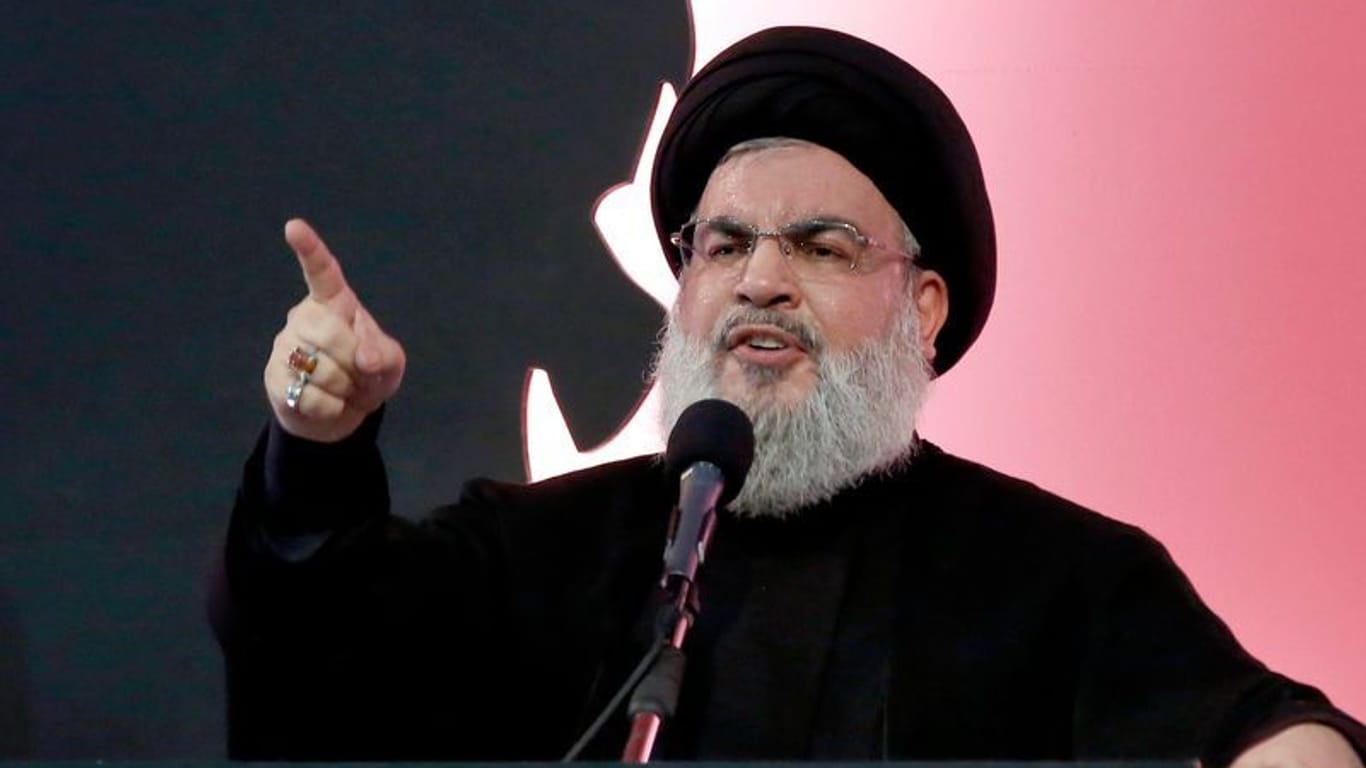 Hisbollah-Chef Nasrallah (Archivbild): Der Chef der Terrorgruppe lobte den Angriff der Hamas auf Israel.