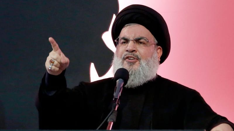 Hisbollah-Chef Nasrallah (Archivbild): Der Chef der Terrorgruppe lobte den Angriff der Hamas auf Israel.