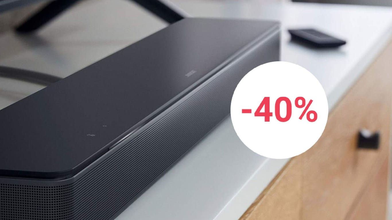 Amazon-Angebot: Bose Soundbar zum Schnäppchenpreis sichern.