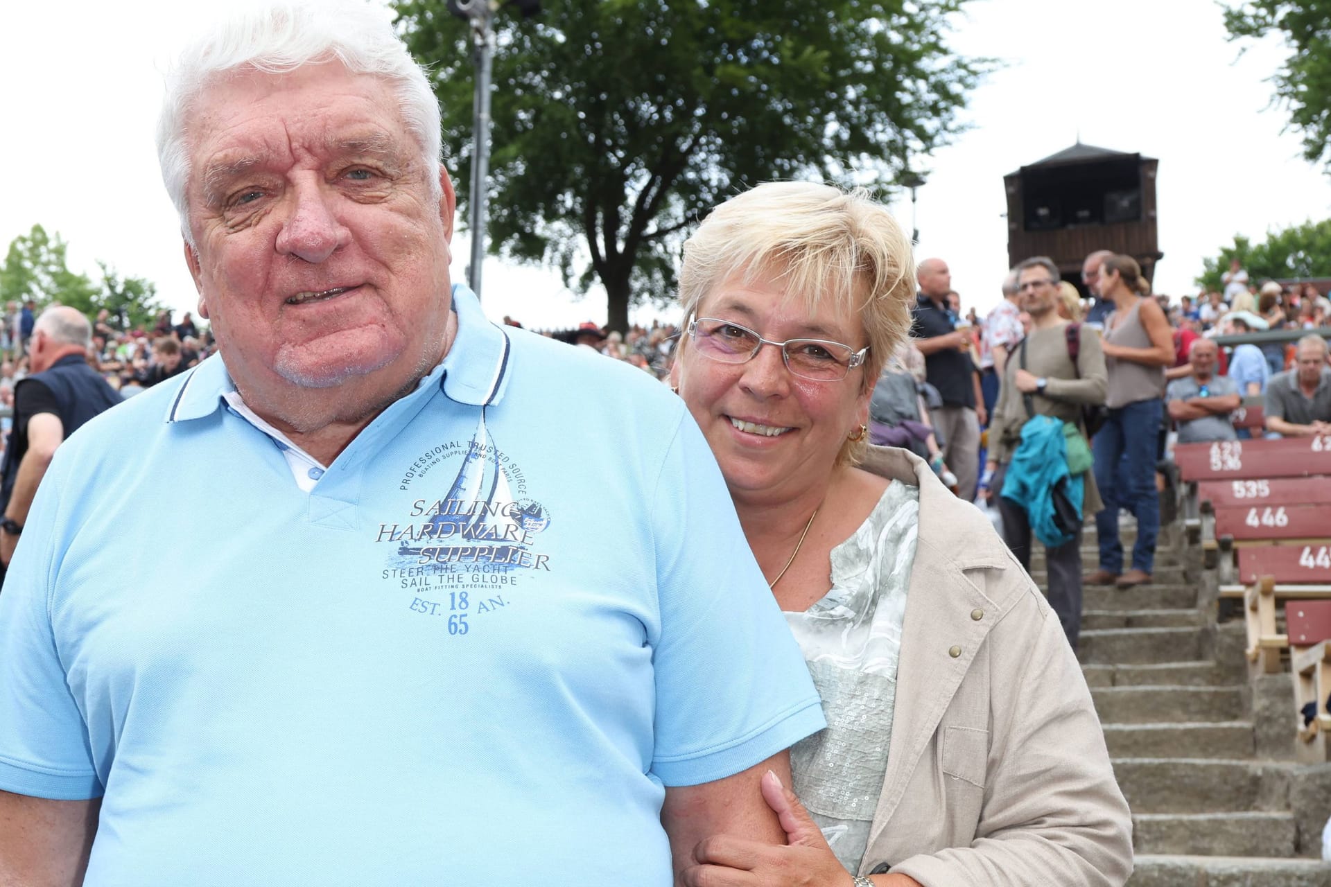 Hans und Angelika Meiser: 2018 hatte sich das Paar das Jawort gegeben.