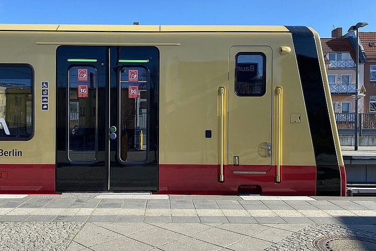 Ein Triebfahrzeug der S-Bahn Berlin