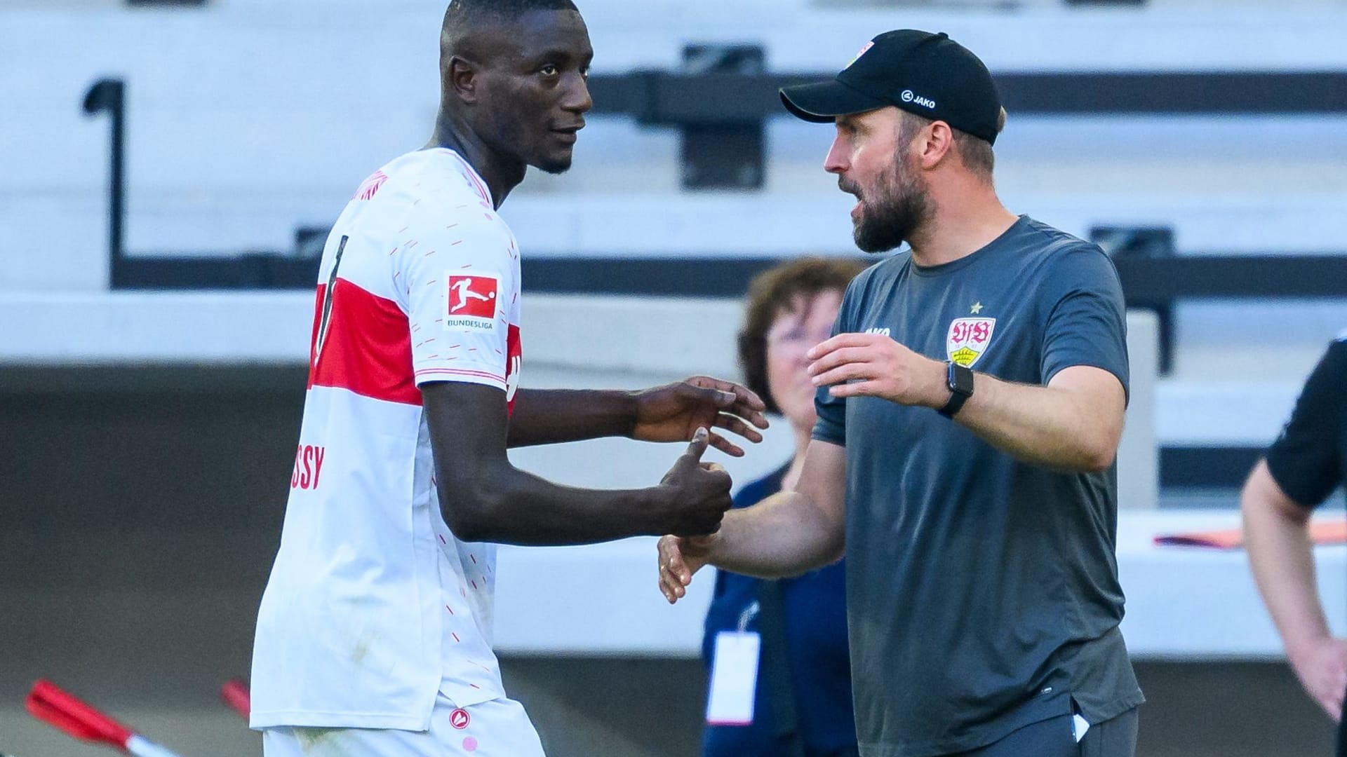 Serhou Guirassy und Sebastian Hoeneß Serhou Guirassy und Sebastian Hoeneß
