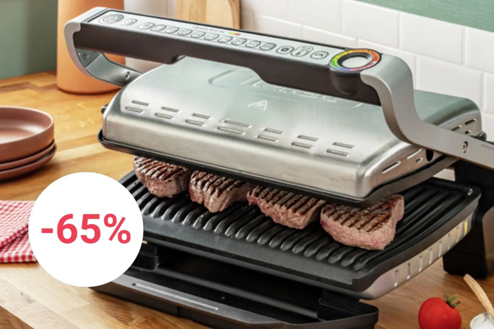 Countdown zum Black Friday: Der beliebte Optigrill von Tefal ist jetzt starke 250 Euro reduziert.