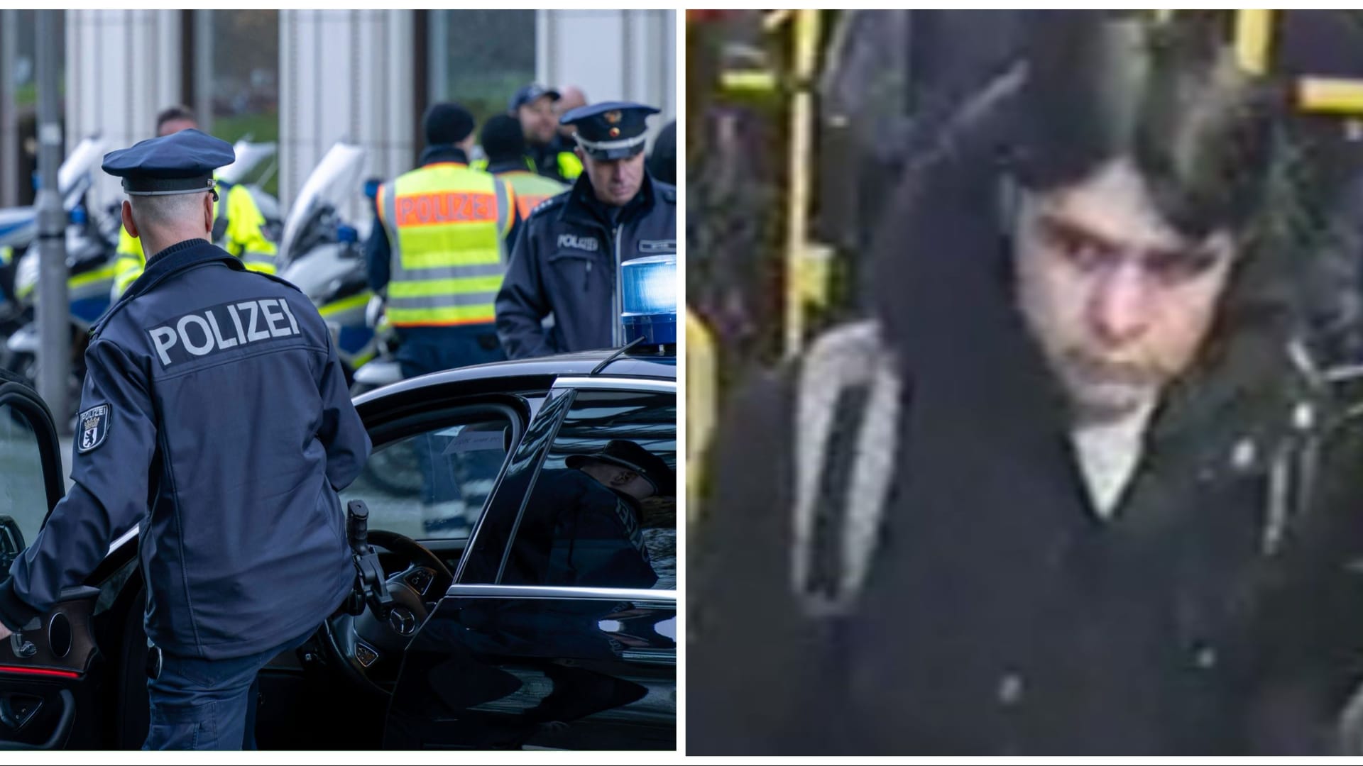 Berliner Polizisten und ein Tatverdächtiger: Dem Mann werden schwere Vorwürfe gemacht. Berliner Polizisten und ein Tatverdächtiger: Dem Mann werden schwere Vorwürfe gemacht.