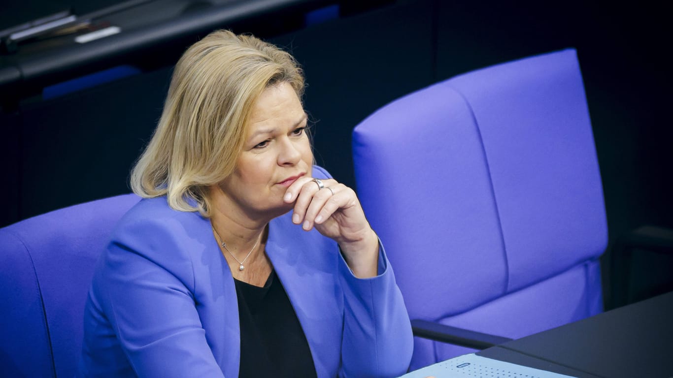 Nancy Faeser: Die Bundesinnenministerin ist ähnlich wie die FDP vom Abschiebegesetz überzeugt.