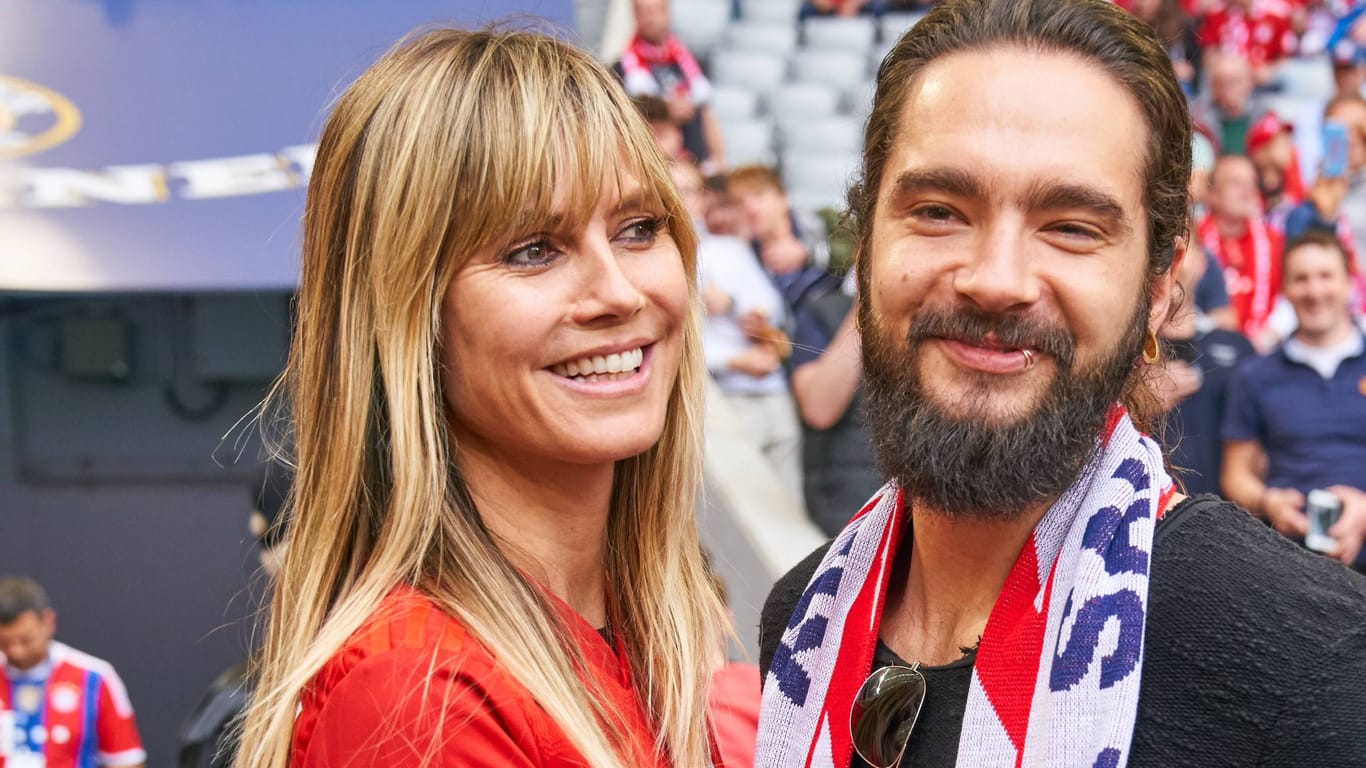May 2019: Heidi Klum und Tom Kaulitz in der Münchner Allianz-Arena.