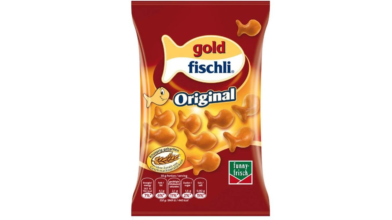 Funny-Frisch Goldfischli Original in der 100-Gramm-Packung