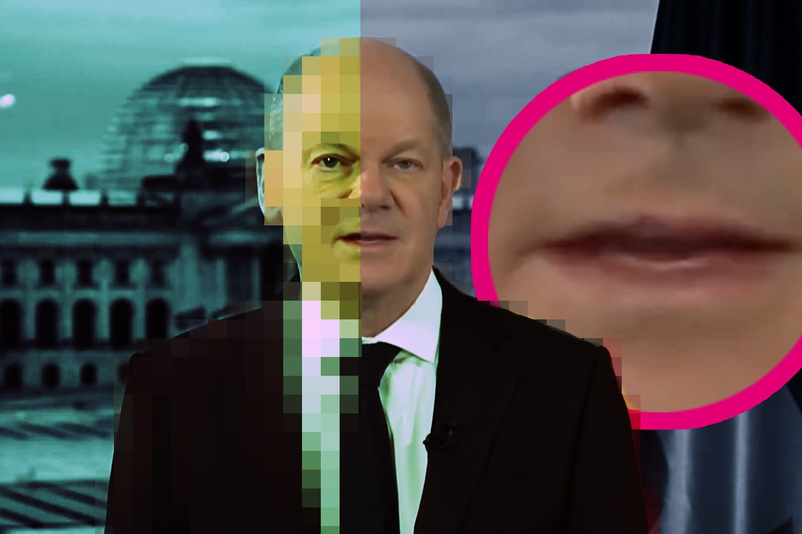 Deepfake von Olaf Scholz