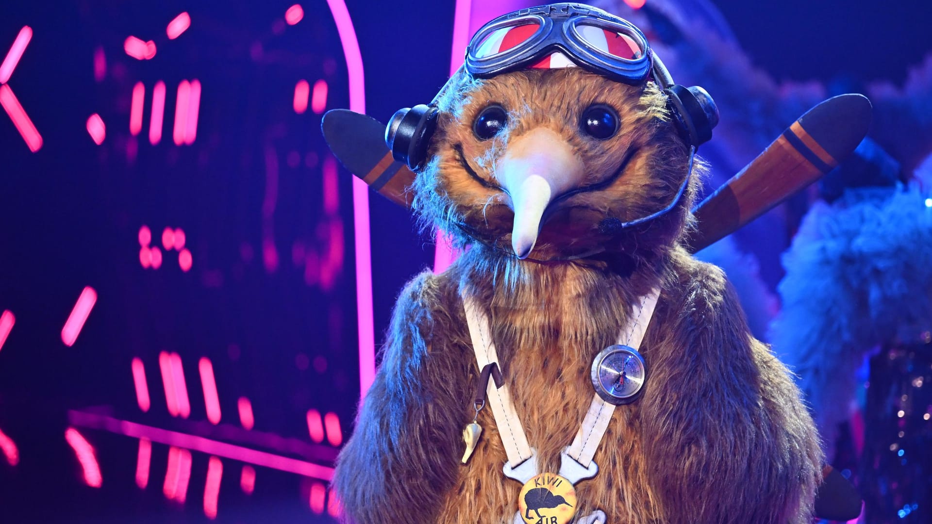Der Kiwi bei "The Masked Singer": Am Sonntagabend konnte das Publikum sehen, wer darunter steckt.