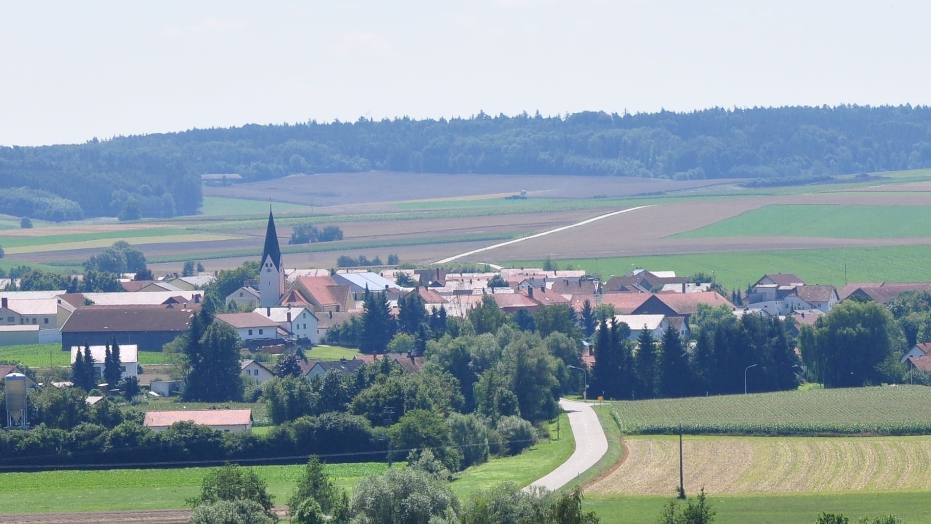 Laberweinting bei Straubing (Archivbild): Ein Bus ist von der Fahrbahn abgekommen.