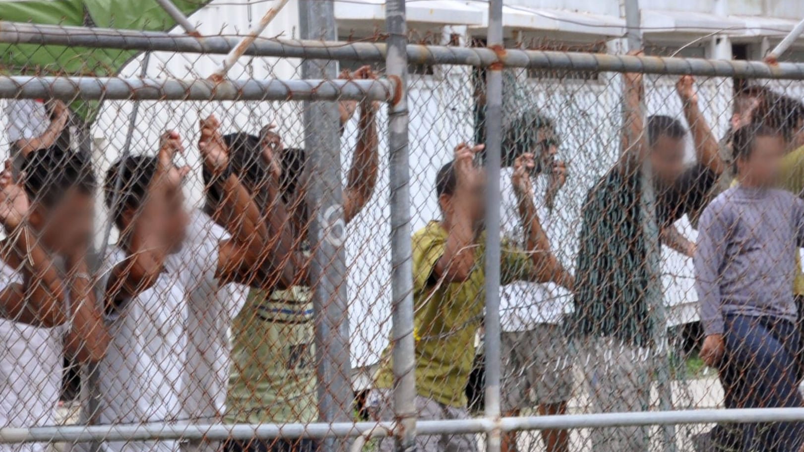 Geflüchtete in einem Internierungslager auf Manus Island in Papua Neuguinea (Archivbild).