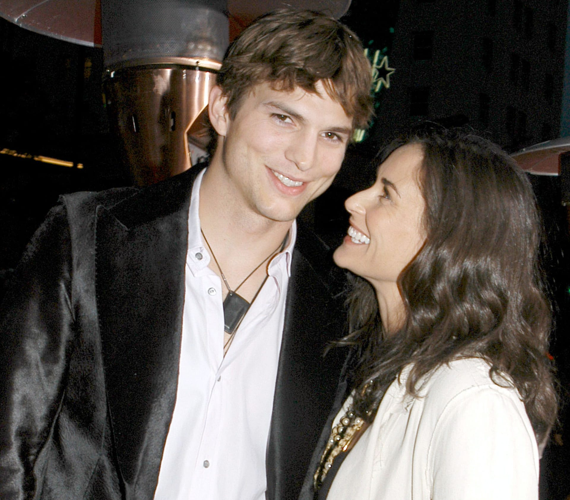 Ashton Kutcher und Demi Moore im Jahr 2005.